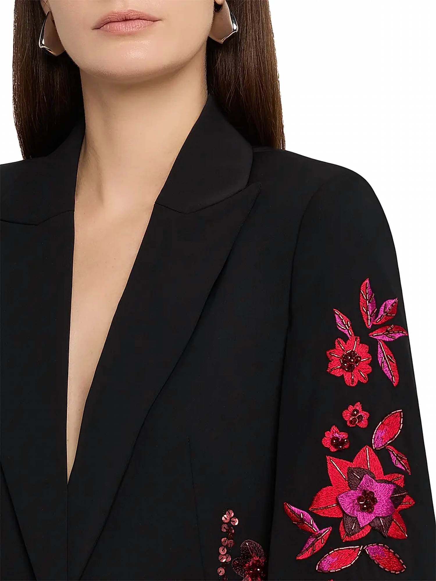 Ramy Brook - Lucinda Floral Blazer Style Cape