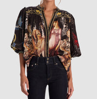 Alice + Olivia - Cora Button Down Blouse