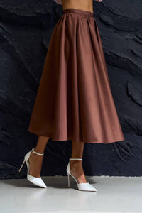 Lalavon - Flare Midi Skirt