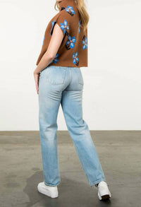 Thml - Fall Flowers Knit Top