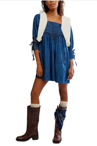 Free People - Sonora Denim Mini Dress