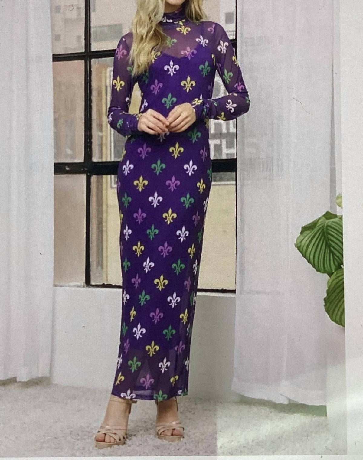 Trendsi - Mardi Gras Maxi Dress