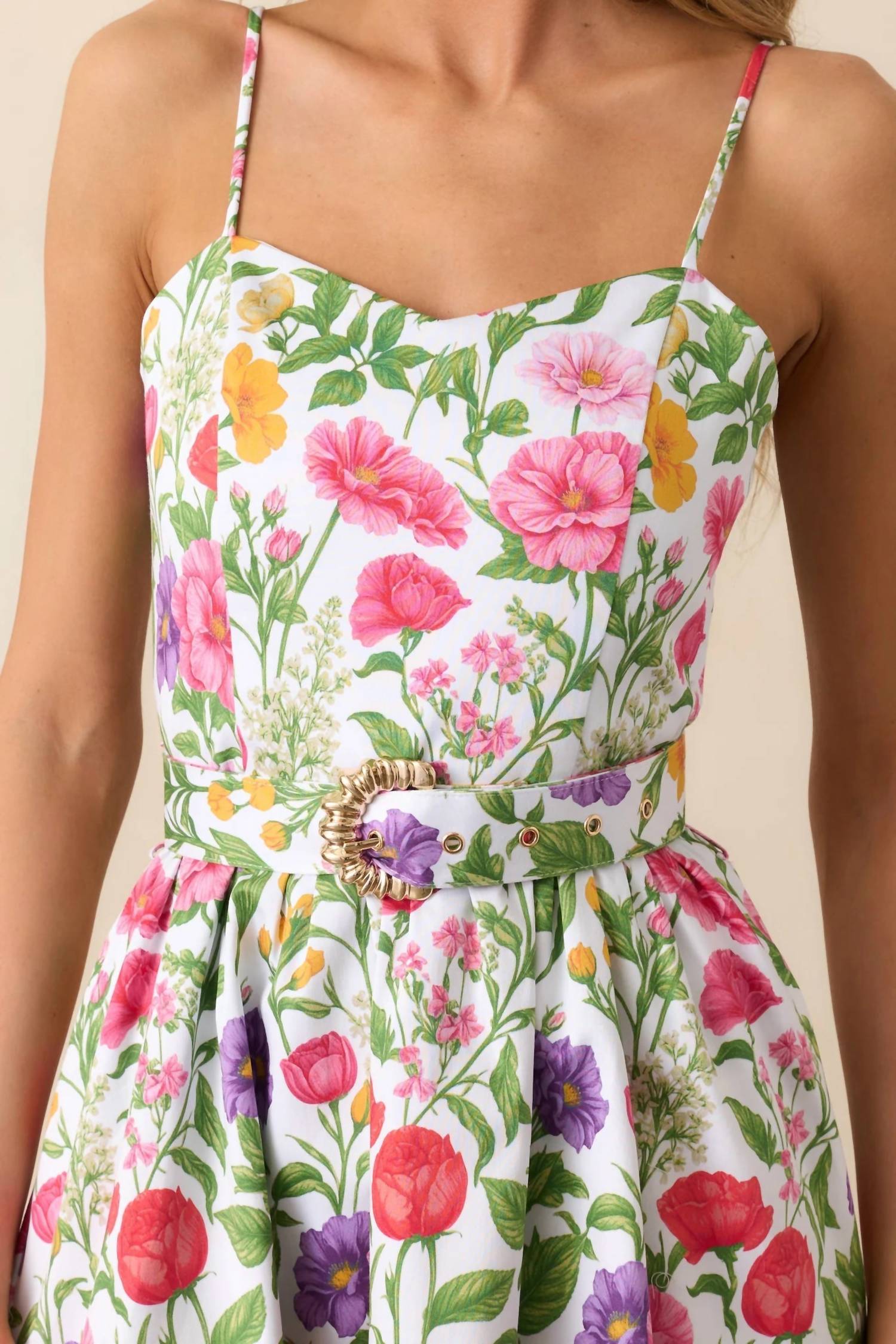 Prosperina - Lauren Belted Midi Dress
