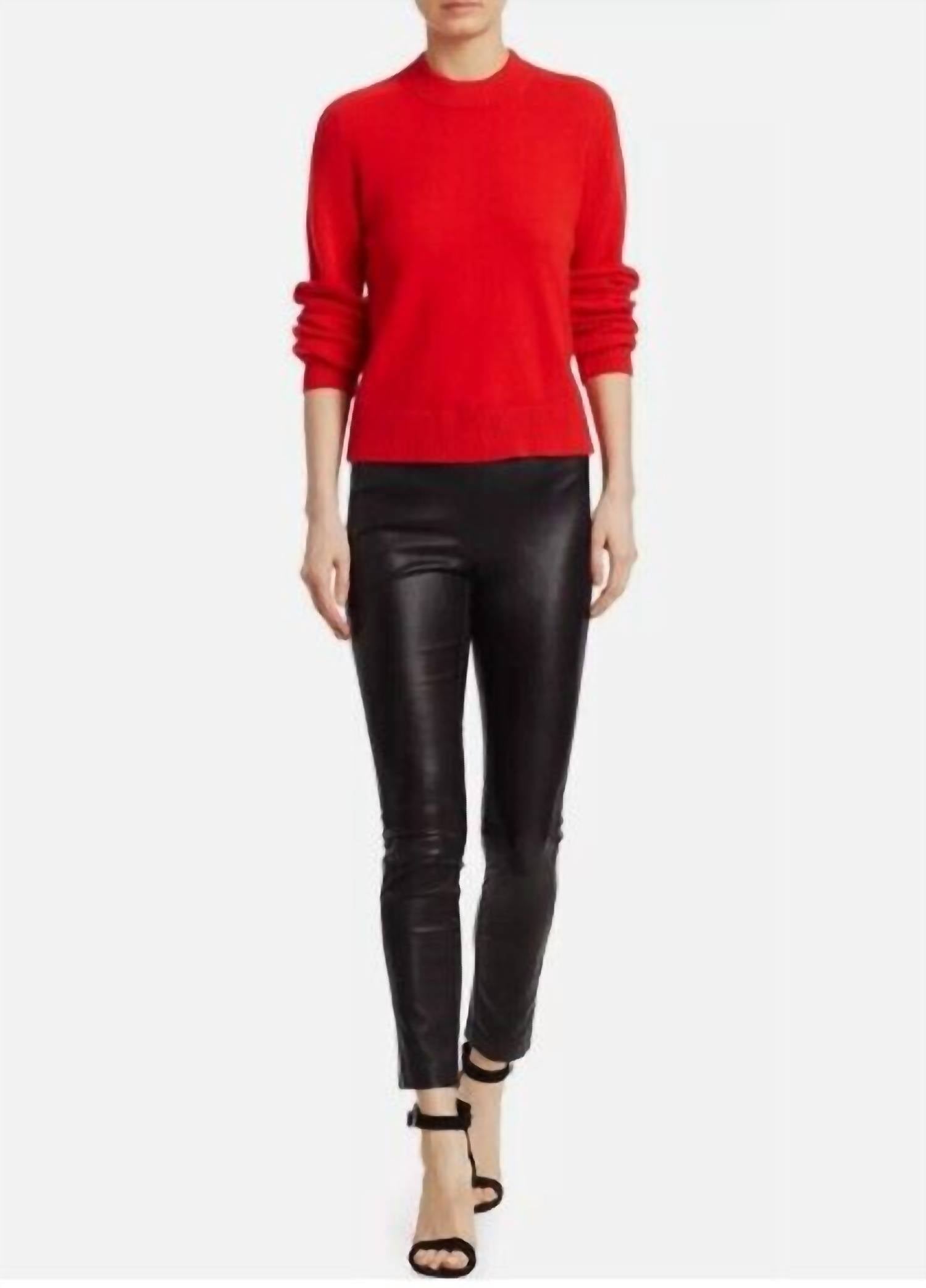 Rag & Bone - Simone Genuine Leather Slim Pants