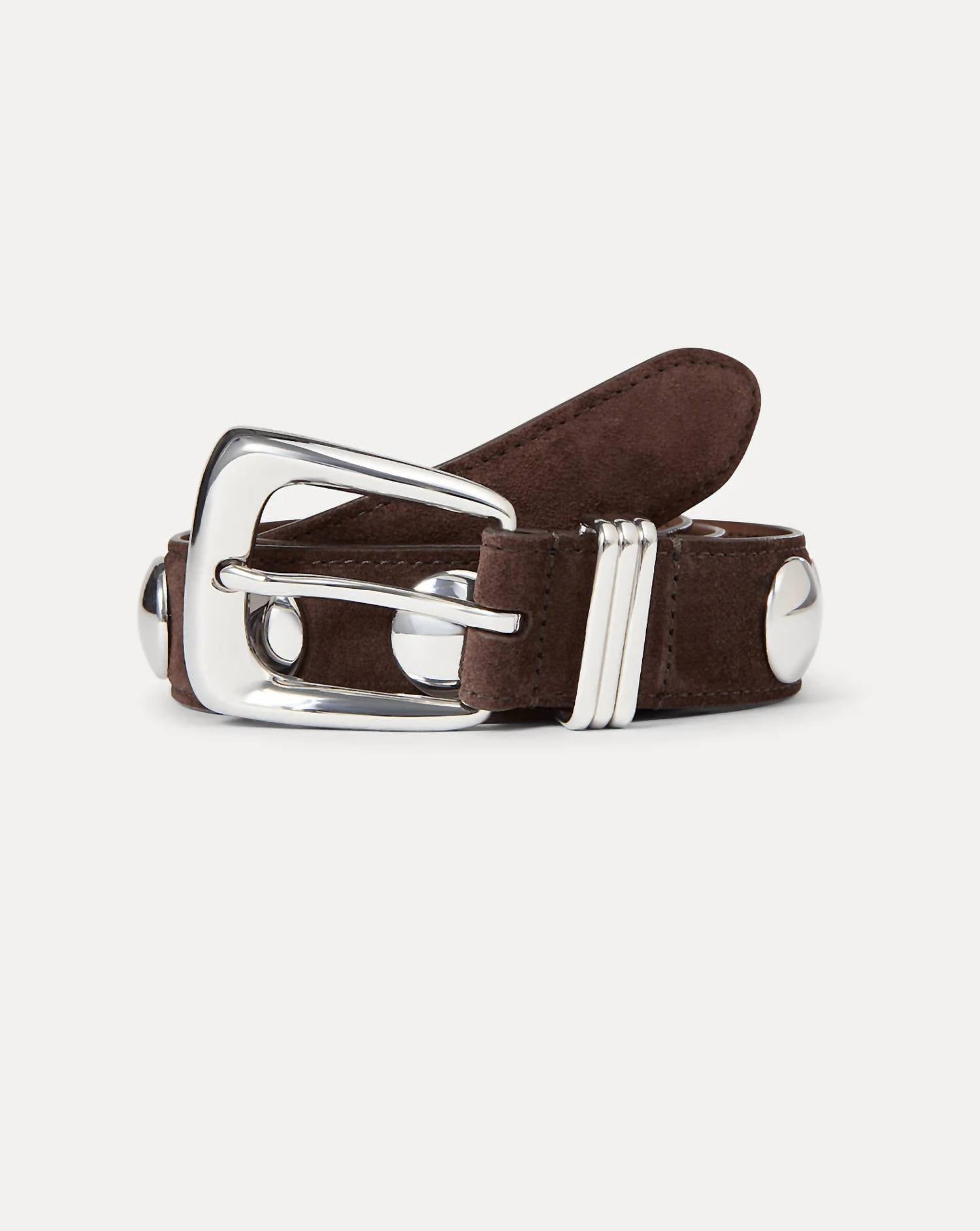 Veronica Beard - Suede Studded Arch Belt