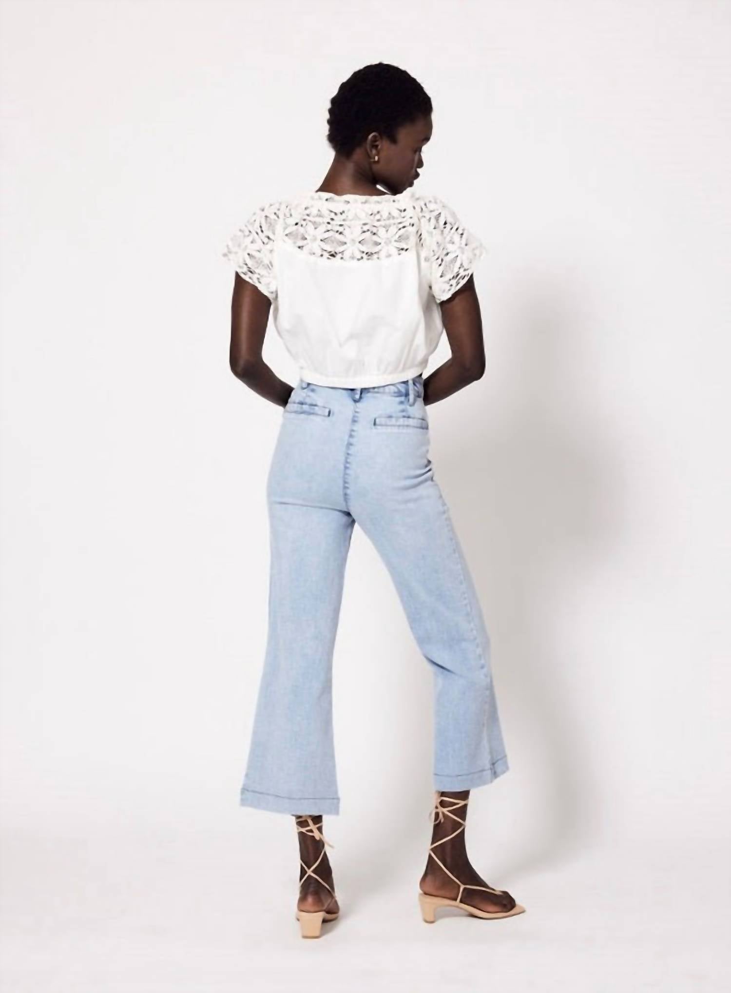 Cleobella Hunter Jeans in light denim - women's jeans - alternate view