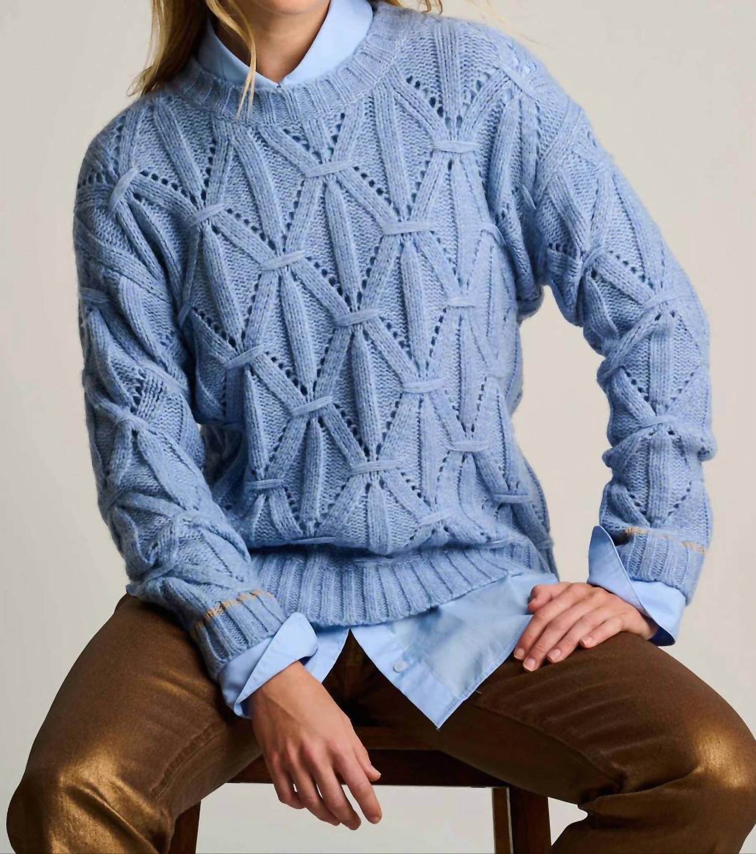 Lisa Todd - Cable Crew Pullover