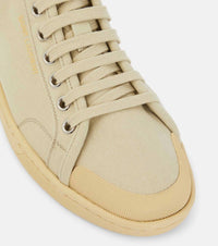 SAINT LAURENT Men's Court Classic Sl/39 Mid-top Sneakers in tan - men's sneaker - view 7