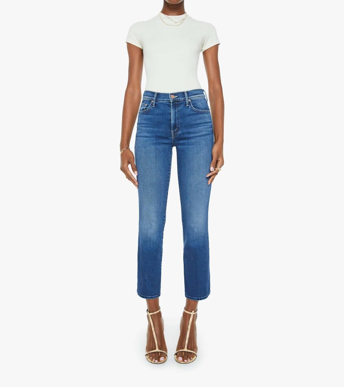Mother - Outsider High Rise Ankle Bootcut Jean