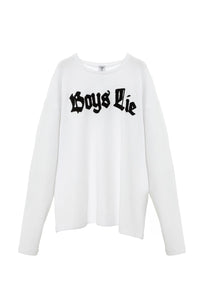 Boys Lie - Women's Rocker Thermal Long Sleeve Top