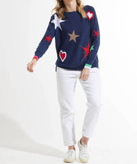 Zaket & Plover - Hearts & Stars Sweater
