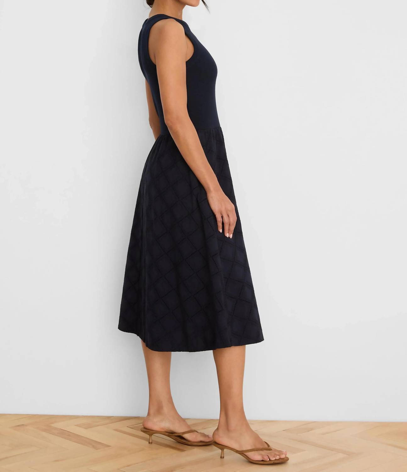 Nic + Zoe - Diamond Eyelet Sofia Dress