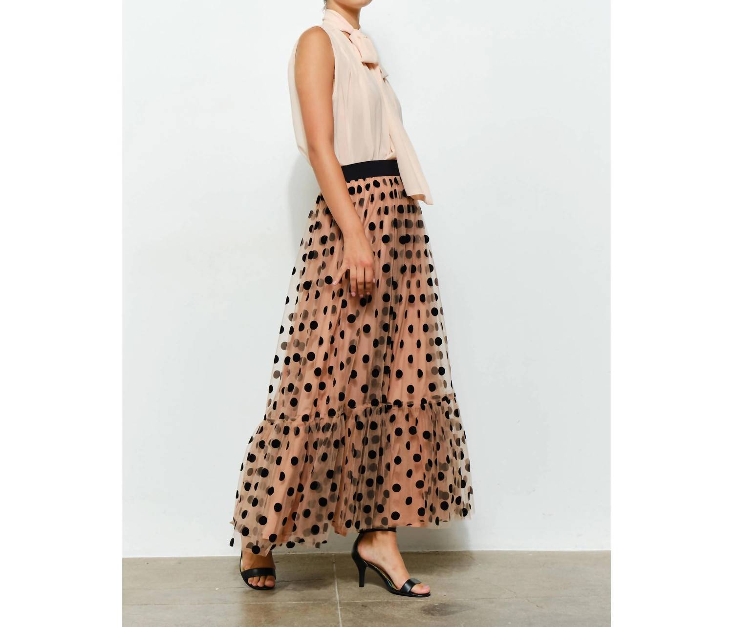 Ina Fashion - Tie-neck Blouse