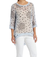 Yauvan Clothing - Birds Sheer Blouse