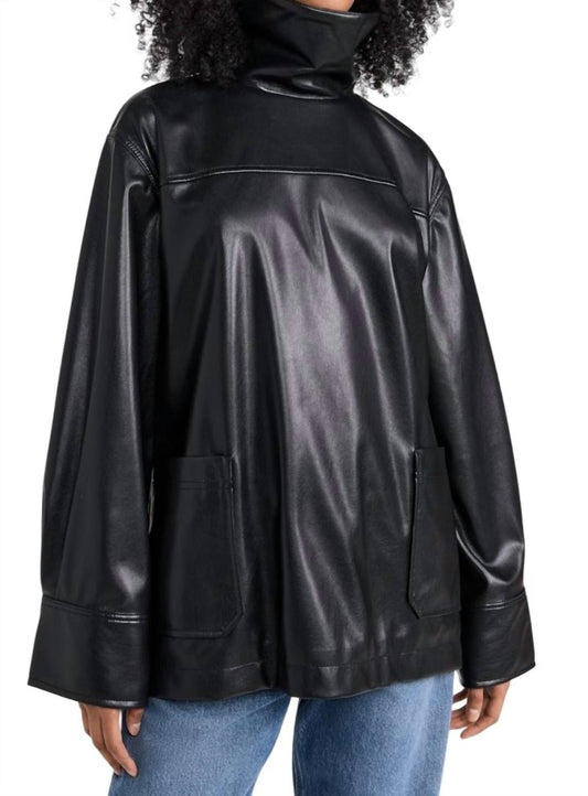 Rodebjer - Cara Faux Leather Blouse