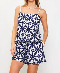Skies Are Blue - Sleeveless Embroidered Cami Top