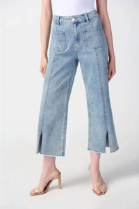 Joseph Ribkoff - Embellished Culotte Jean Pants