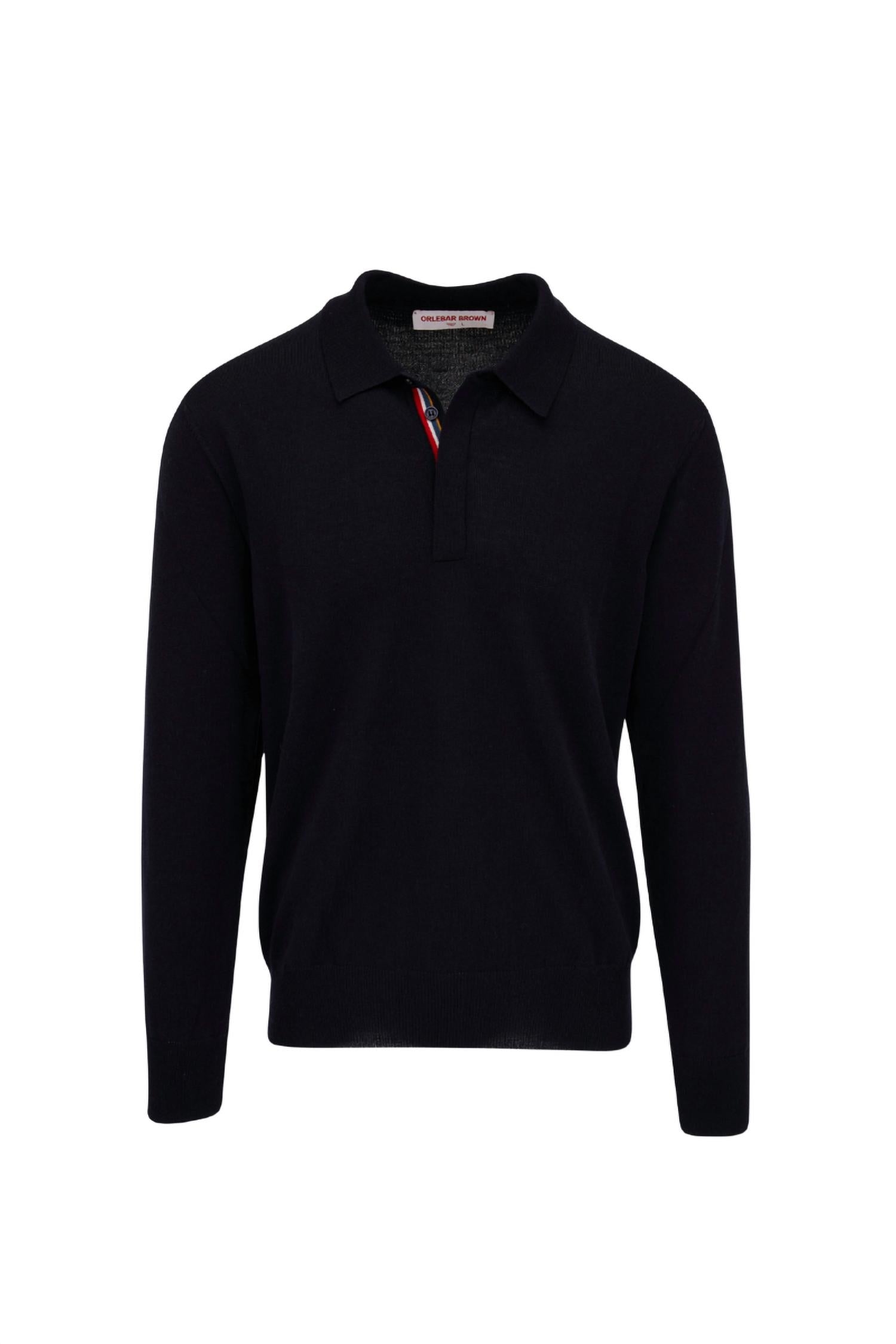 Orlebar Brown - Ebro Stripe Merino Polo Shirt