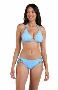 La Blanca - Island Goddess Halter Triangle Swim Top