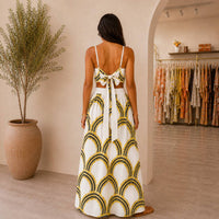 Mystery Resort - Golden Horizon Maxi Skirt Set