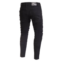 Barocco - Men's Denim Jeans With Studded Sides