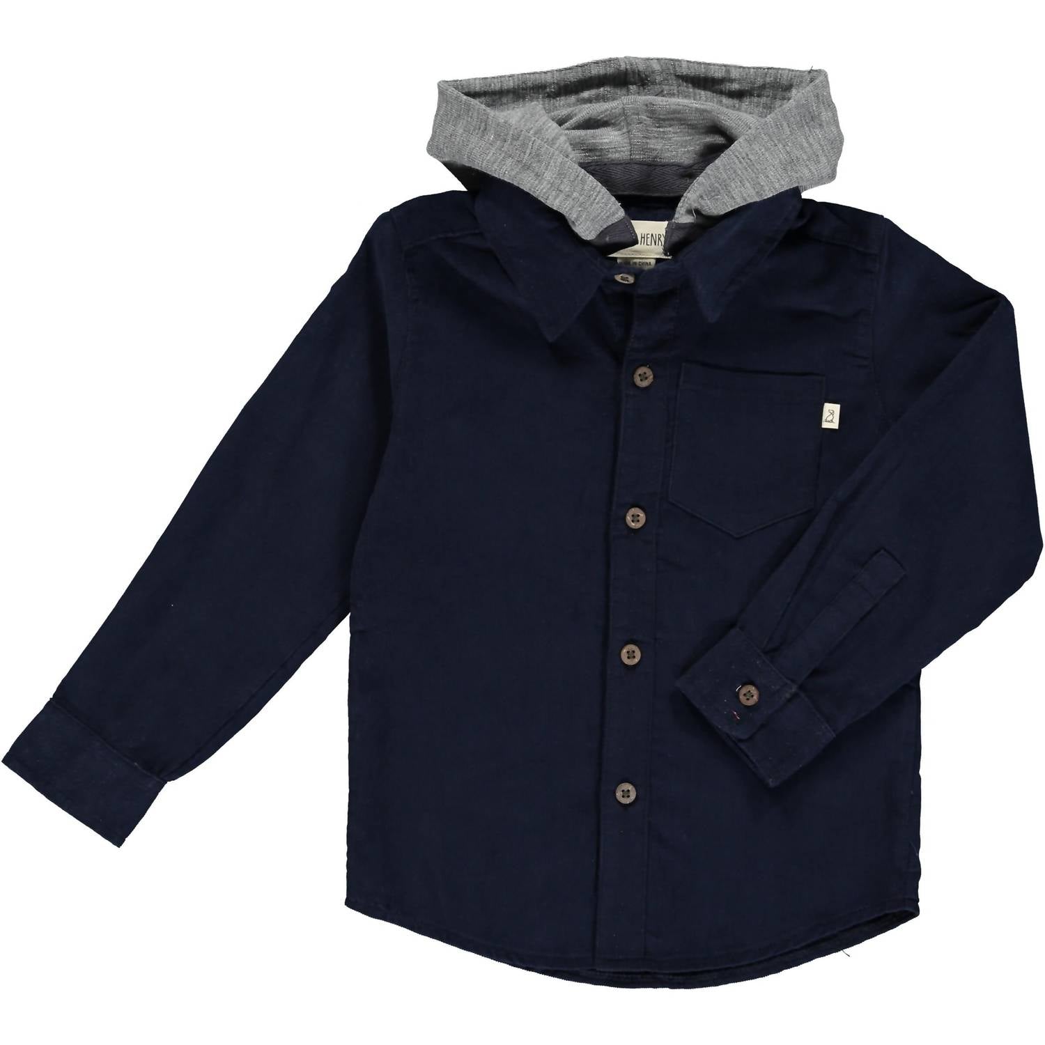 Me & Henry - Erin Hooded Woven Shirt