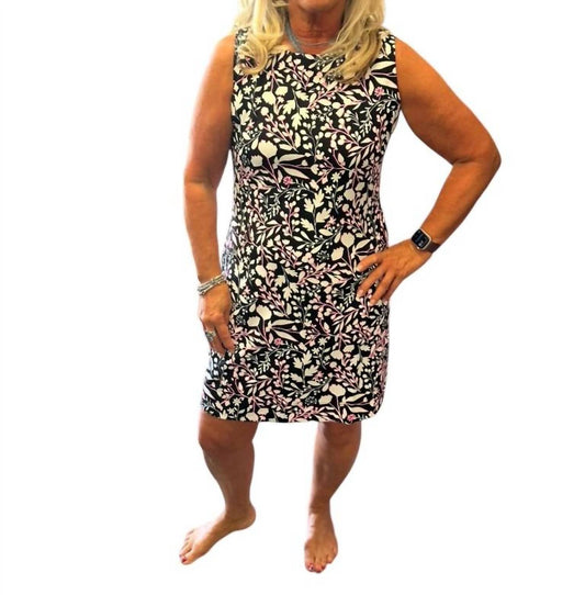 Lulu-B - Sleeveless Floral Print Dress