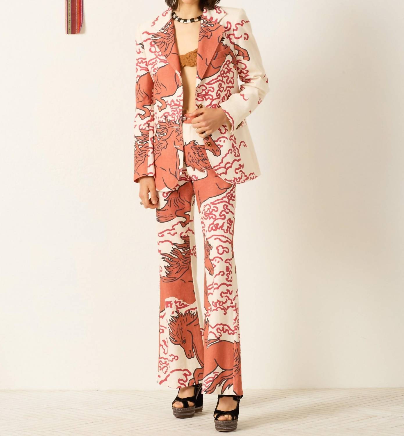 Alix Of Bohemia - Women's Afternoon Rouge Pegasus Blazer