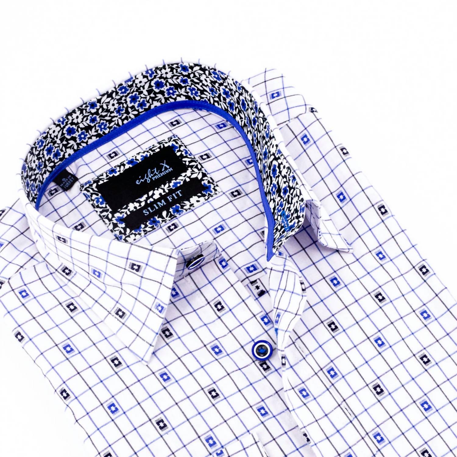Eight X - Jacquard Shirt With Trim