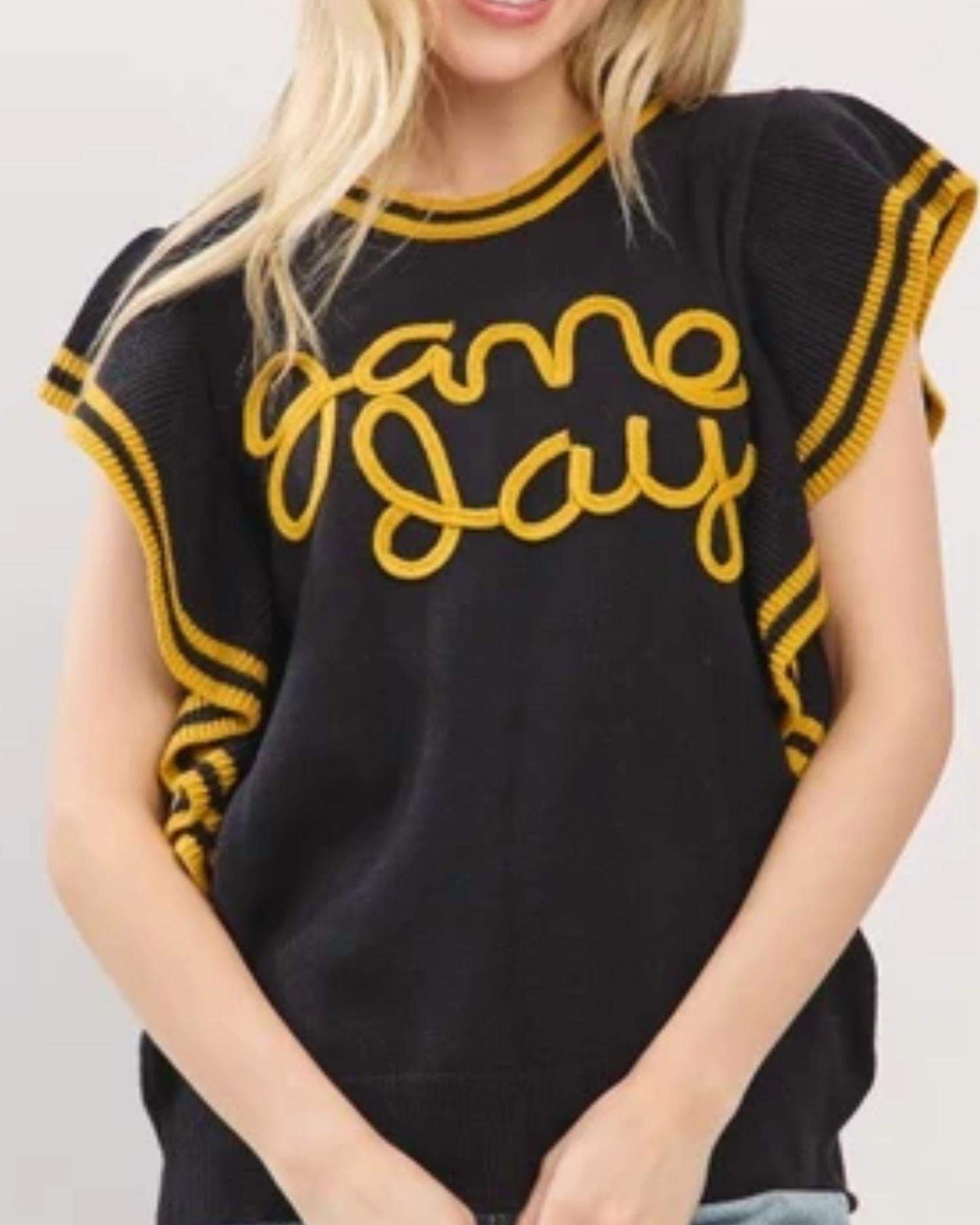 Sewn And Seen - Vintage Game Day Sweater Top