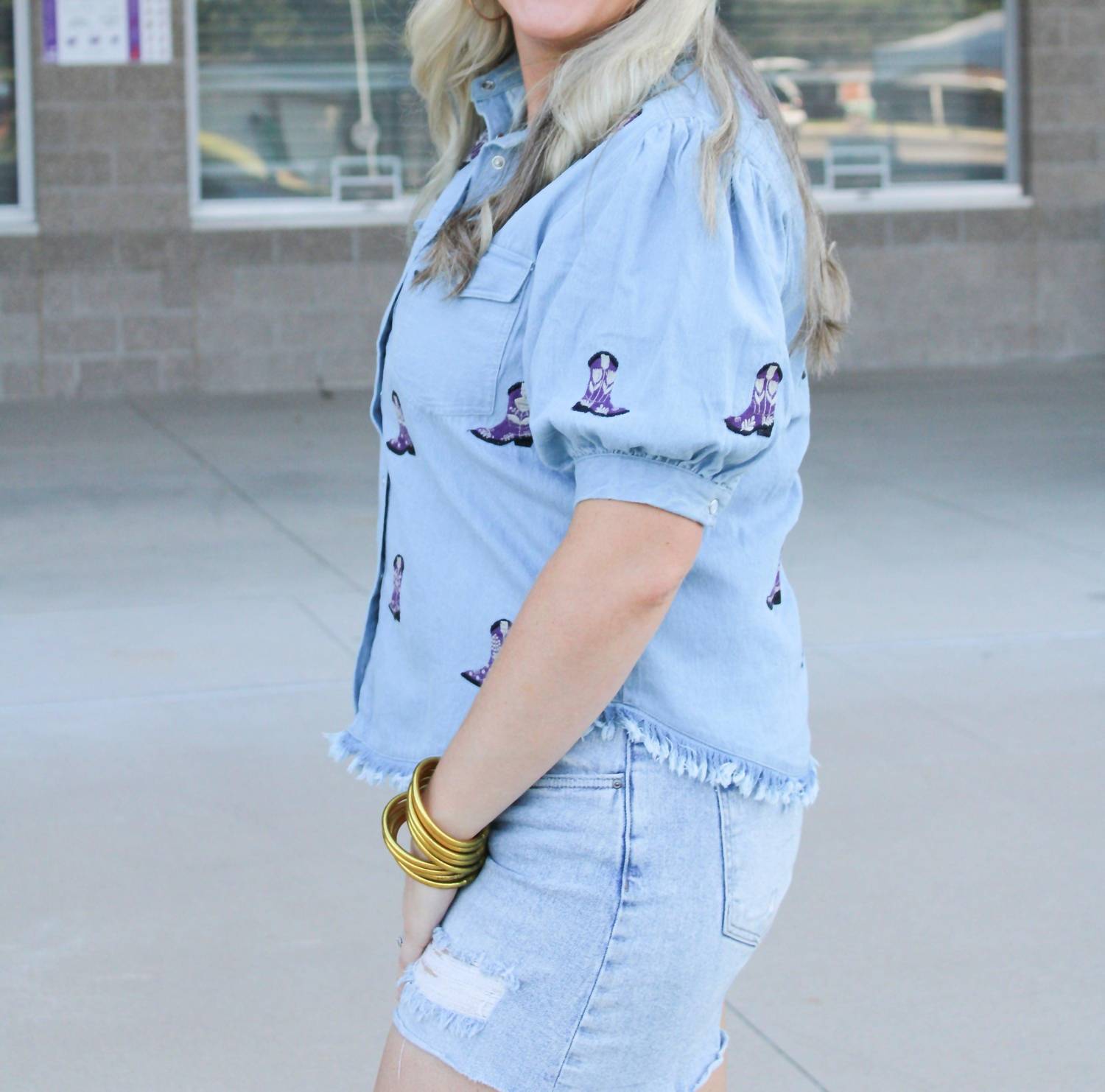 Layerz Clothing - Bailey Denim Top