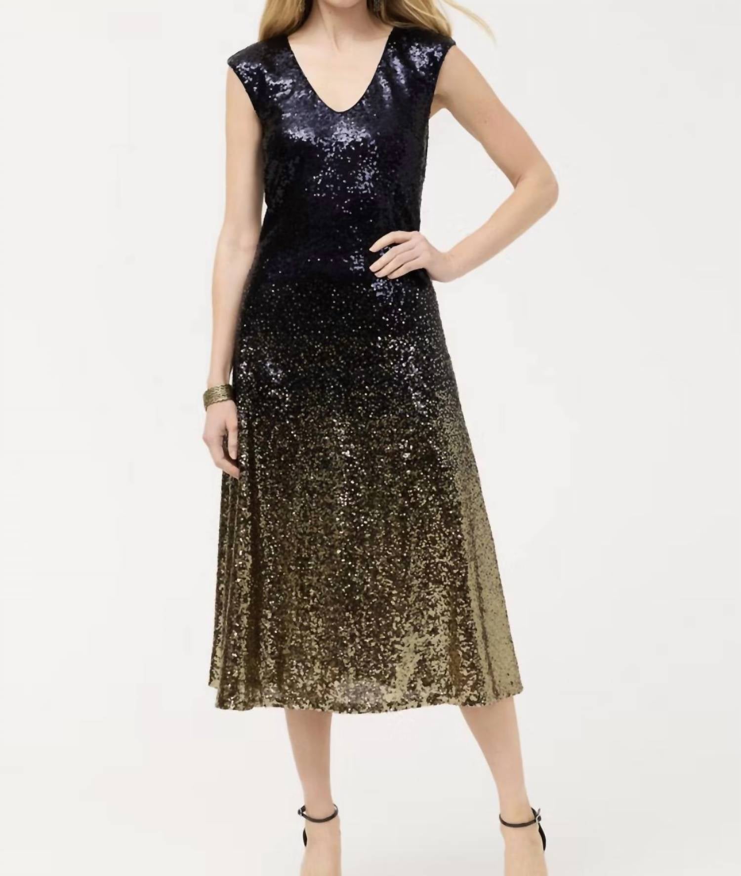 Johnny Was - Selya Sequin Midi Dress