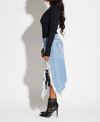 Circular Path - Cross Over Midi Skirt