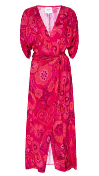 Misa Los Angeles - Francesca Midi Wrap Dress