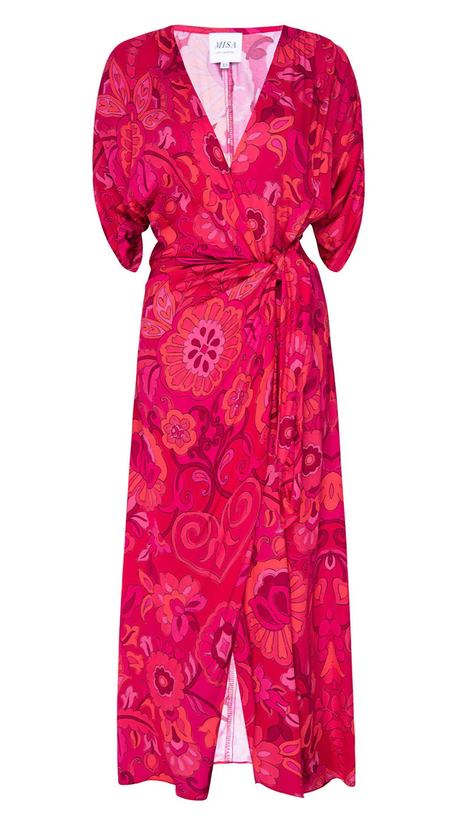 Misa Los Angeles - Francesca Midi Wrap Dress