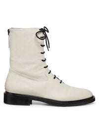 A.Emery Women's Daijah Leather Boot in eggshell - women's shoe