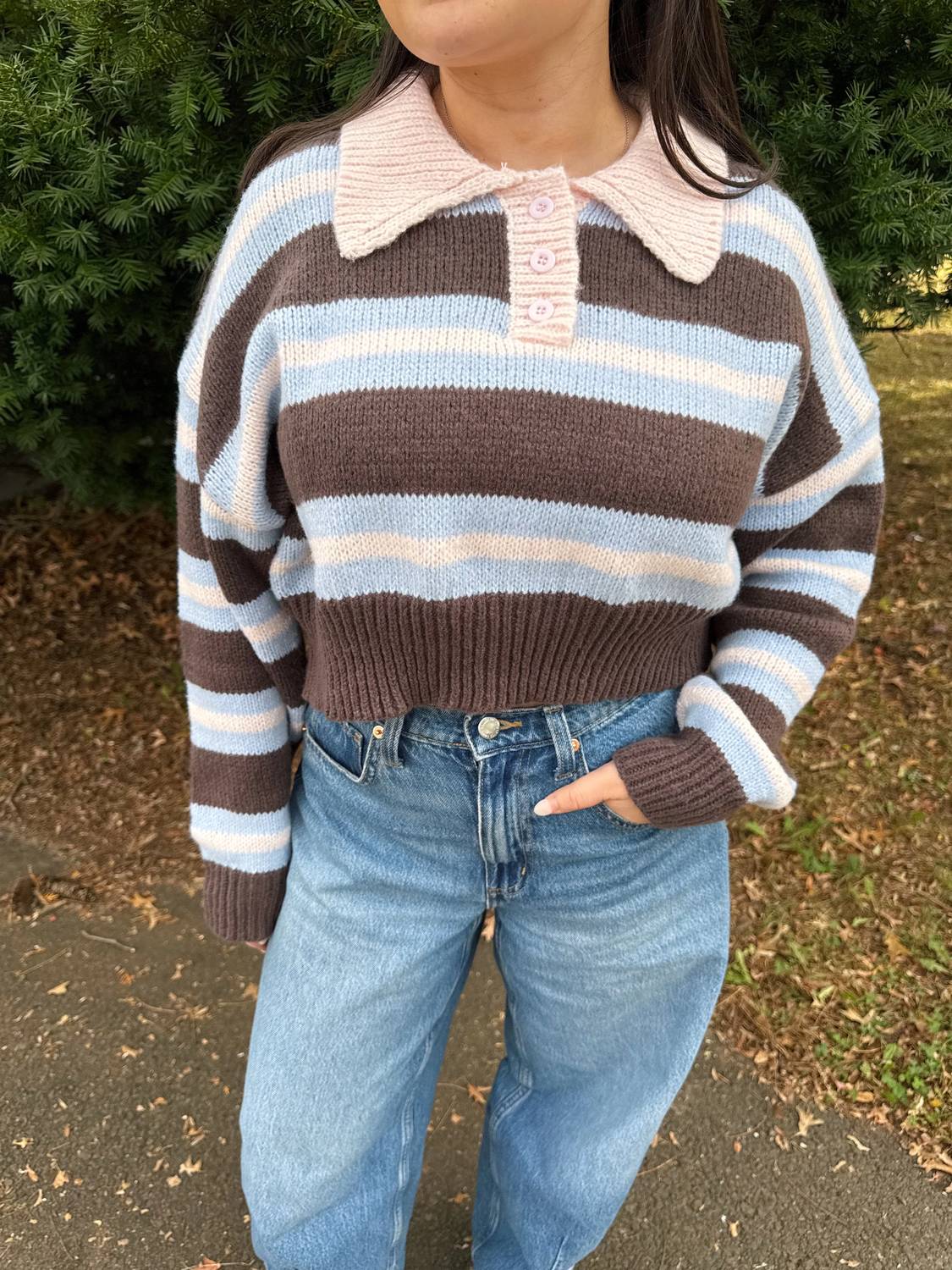 Le Lis - Alaina Collared Sweater