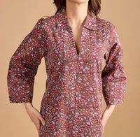 Double A Lee Midi Dress in climbing floral - women's dress - view 7