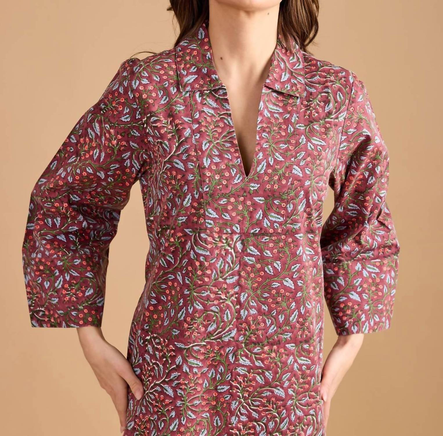 Double A Lee Midi Dress in climbing floral - women's dress - view 7