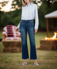 Kut From The Kloth - Kelsey High Rise Fab Ab Ankle Flare Jeans