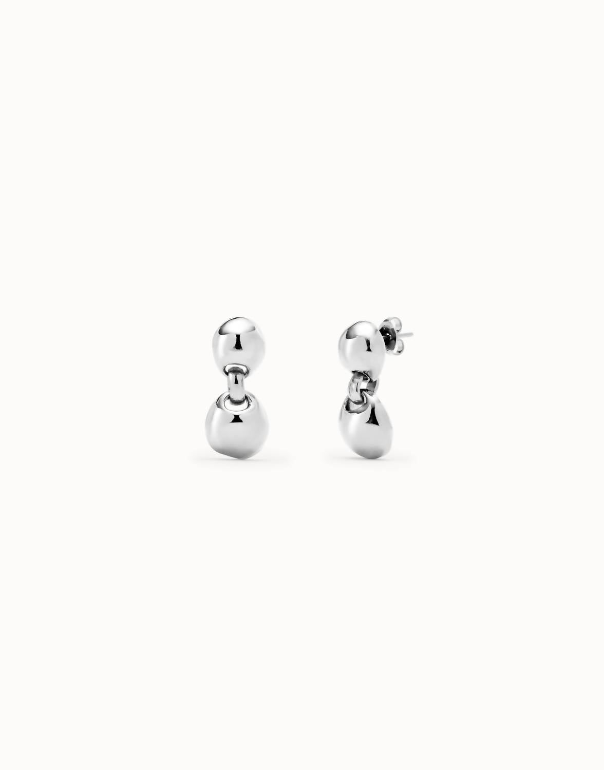 Unode50 - Women's Two Bead Drop Earrings