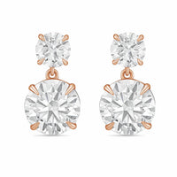 Diana M Jewels - Women's Round Lab-Grown Diamond Stud Earrings (12.00 Ct TCW) - Luxe