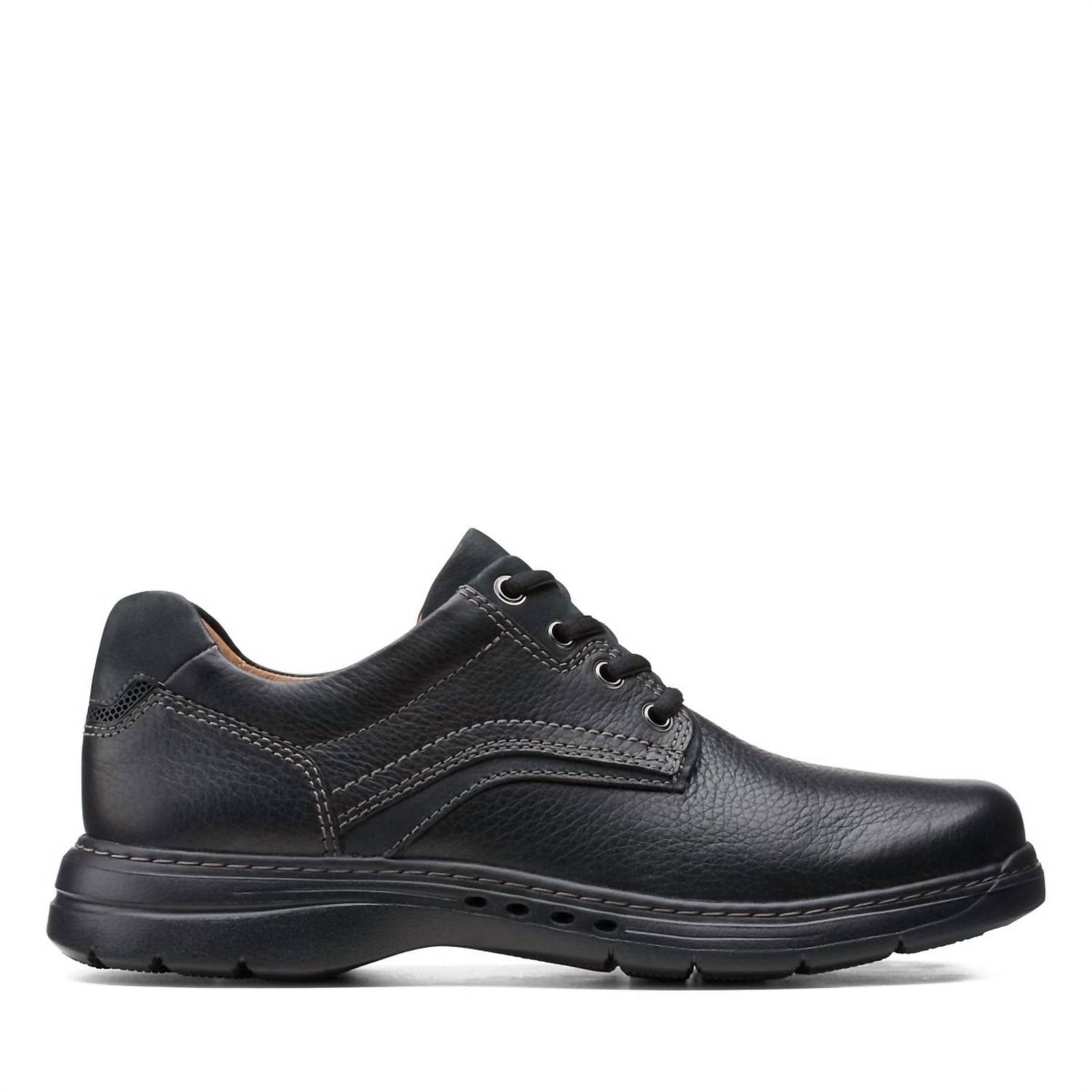 Clarks - Men's Un Brawley Pace Leather Shoes