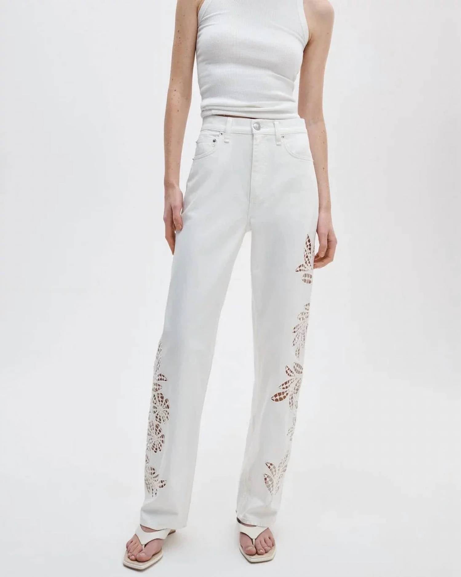 Rag & Bone - Shea Relaxed Straight Jeans
