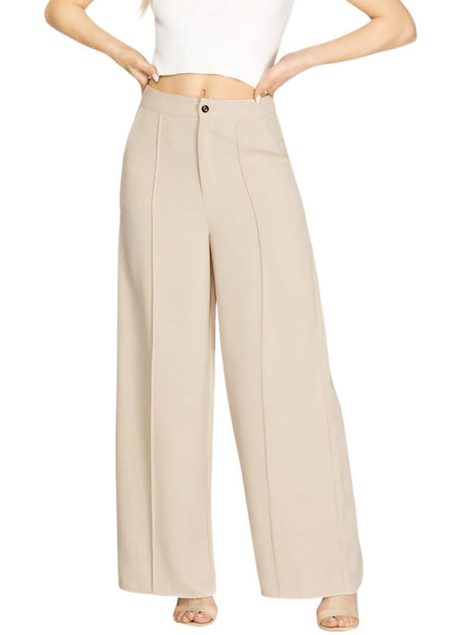 She + Sky - Woven Wide Pants