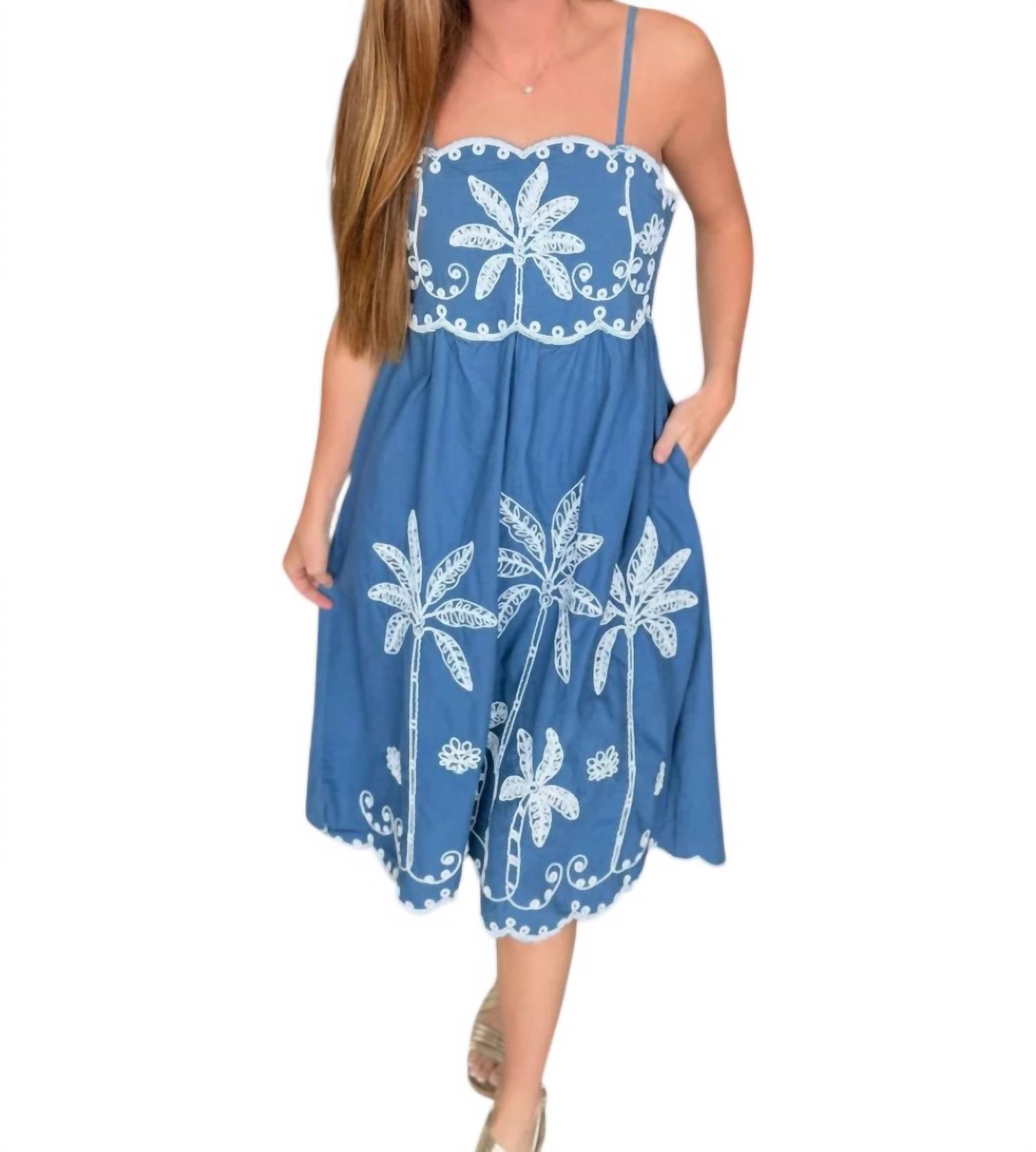 Simply Southern - Stacy Embroidered Mini Dress