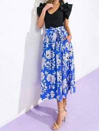 Flying Tomato - Printed Poplin Skirt