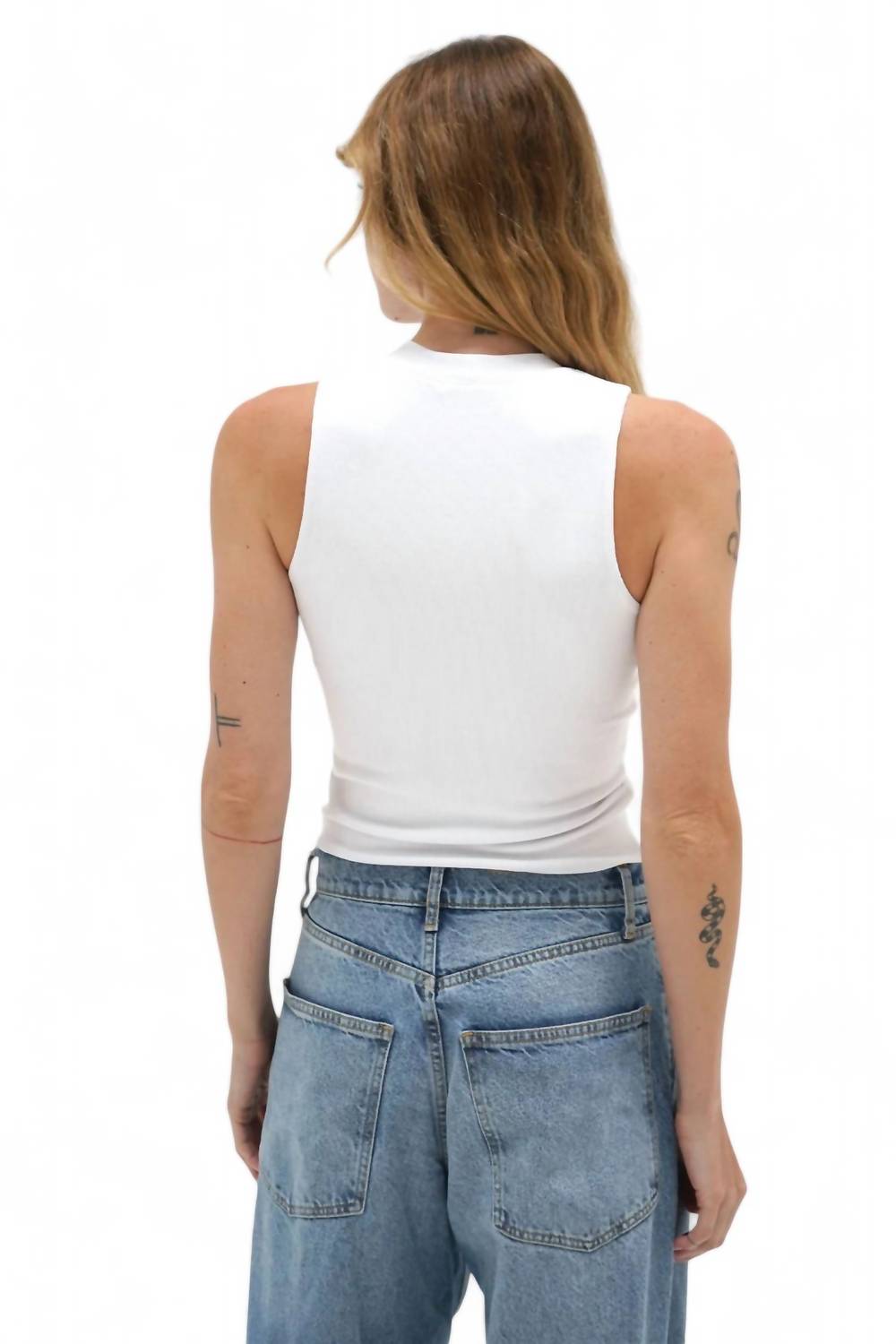 Lna - Women's Double Layer Ribbed Tank Top