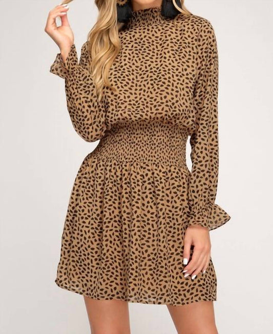 She + Sky - Leopard Dress