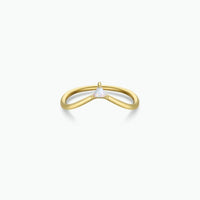 Jaxkelly - Women's Arched Triangle Ring